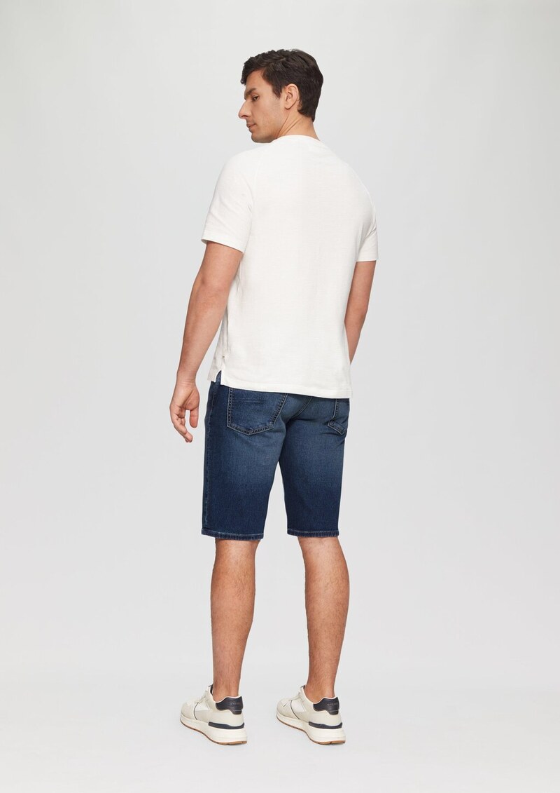 Jeans-Shorts / Regular Fit / Mid Rise / Straight Leg