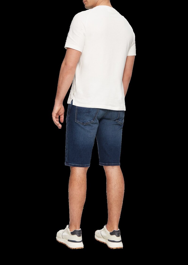 Jeans-Shorts / Regular Fit / Mid Rise / Straight Leg