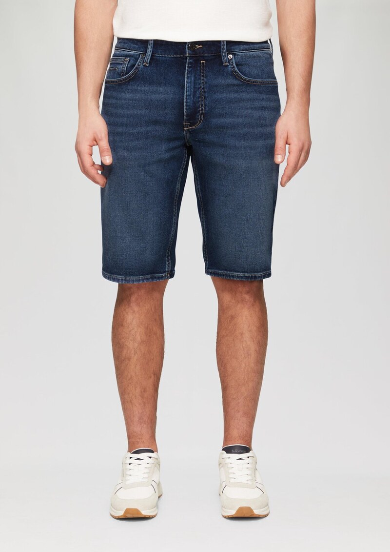 Jeans-Shorts / Regular Fit / Mid Rise / Straight Leg