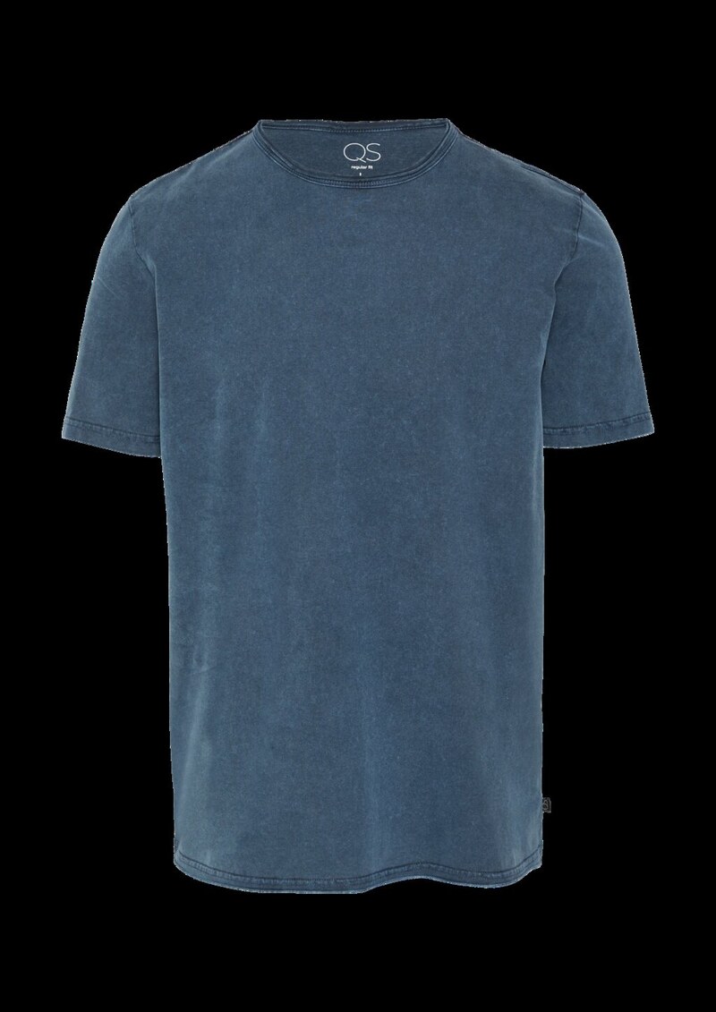 Gewaschenes T-Shirt mit Rollkante