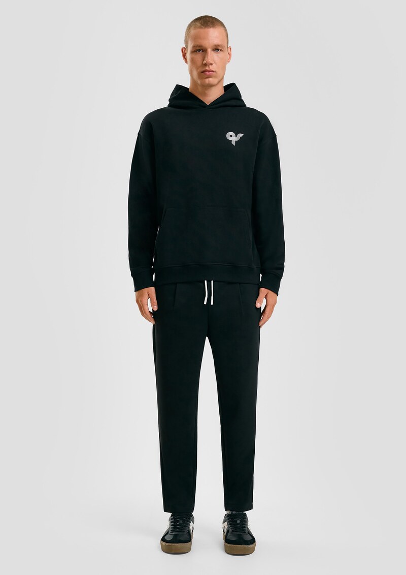 STREETS Kapsel Sweatshirt aus schwerer Baumwolle mit Front- und Rückenprint