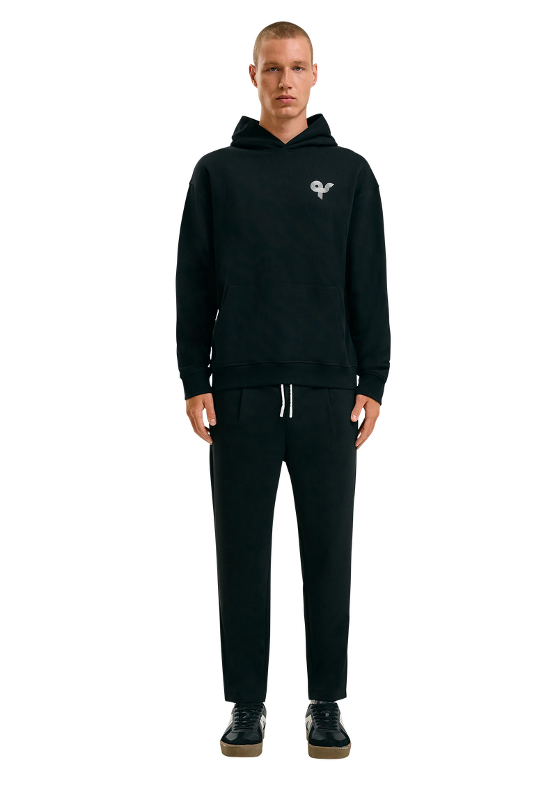 STREETS Kapsel Sweatshirt aus schwerer Baumwolle mit Front- und Rückenprint