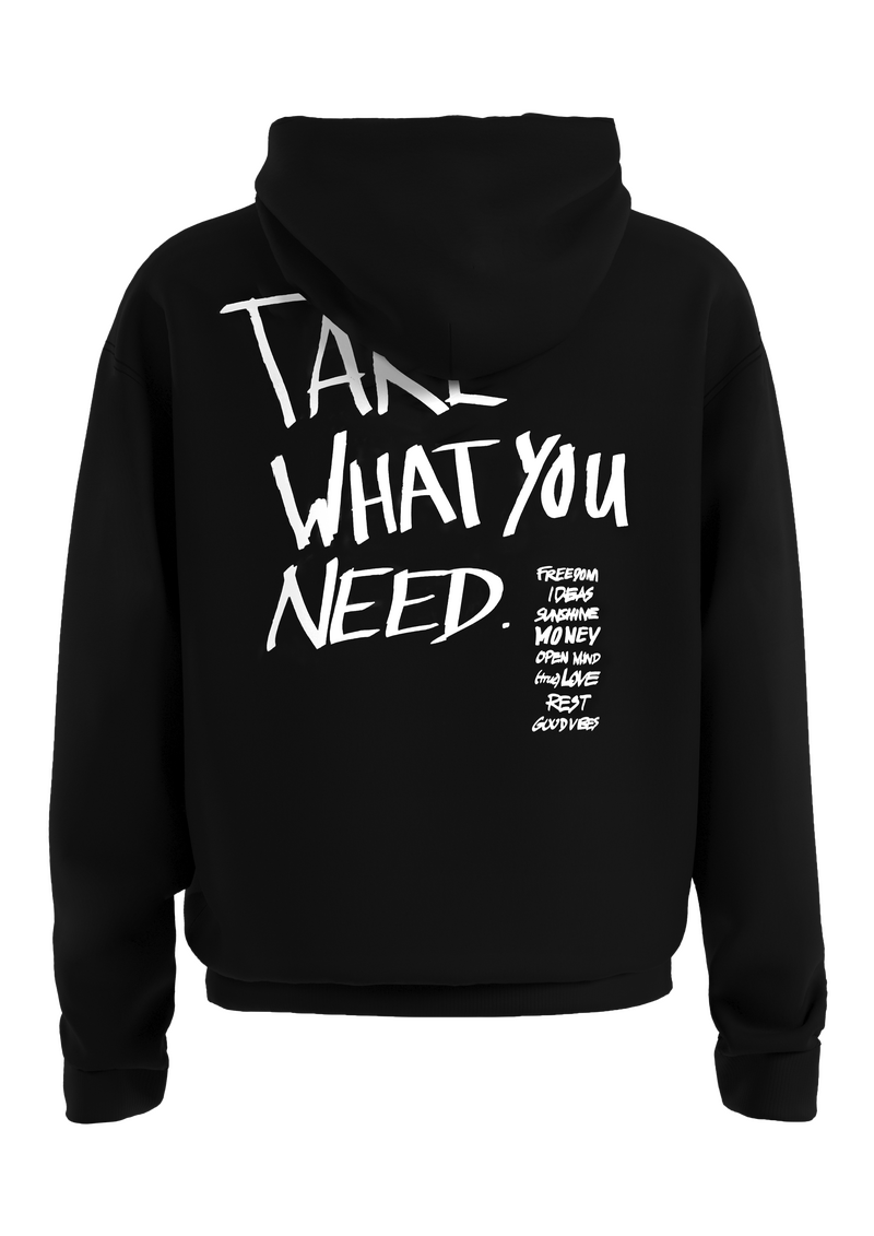 STREETS Kapsel Sweatshirt aus schwerer Baumwolle mit Front- und Rückenprint