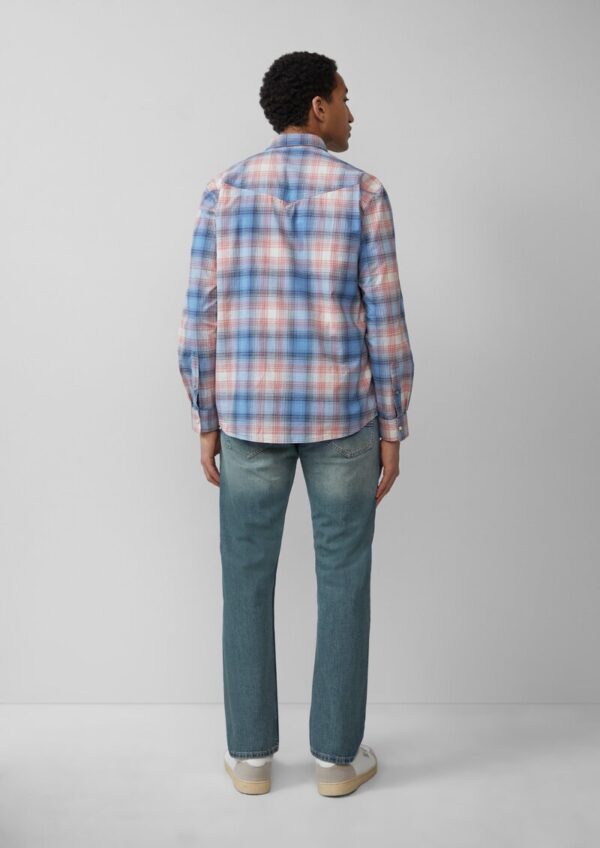 Regular Fit: Kariertes Hemd im Western-Style