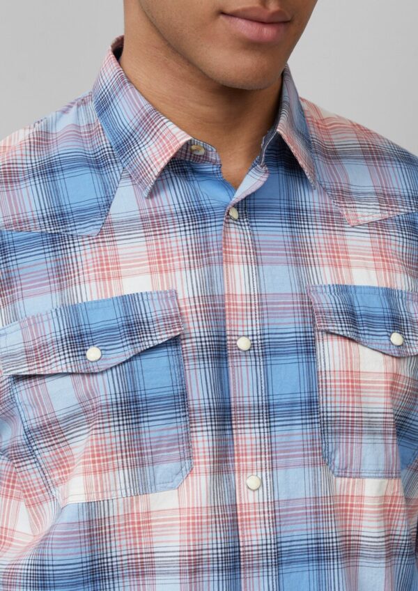 Regular Fit: Kariertes Hemd im Western-Style