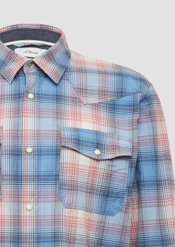 Regular Fit: Kariertes Hemd im Western-Style