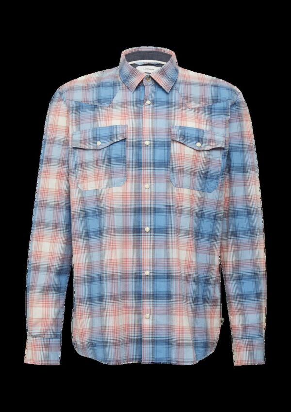 Regular Fit: Kariertes Hemd im Western-Style