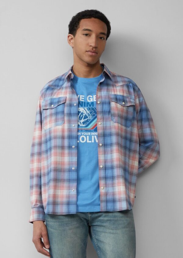 Regular Fit: Kariertes Hemd im Western-Style