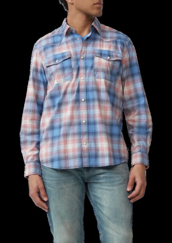 Regular Fit: Kariertes Hemd im Western-Style