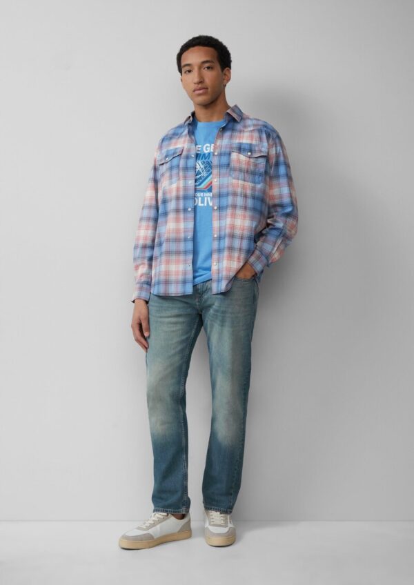 Regular Fit: Kariertes Hemd im Western-Style