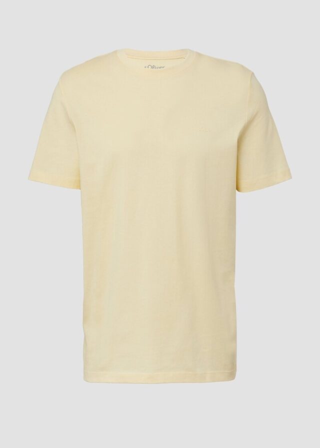 Baumwoll-T-Shirt mit Logo-Print