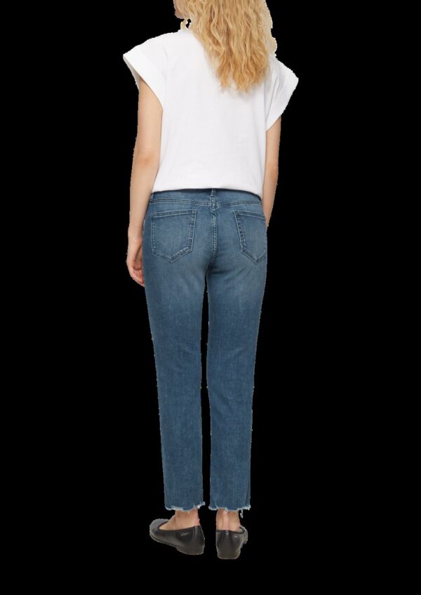 Ankle-Jeans Betsy / Slim Fit / Mid Rise / Slim Leg / Schmucksteine