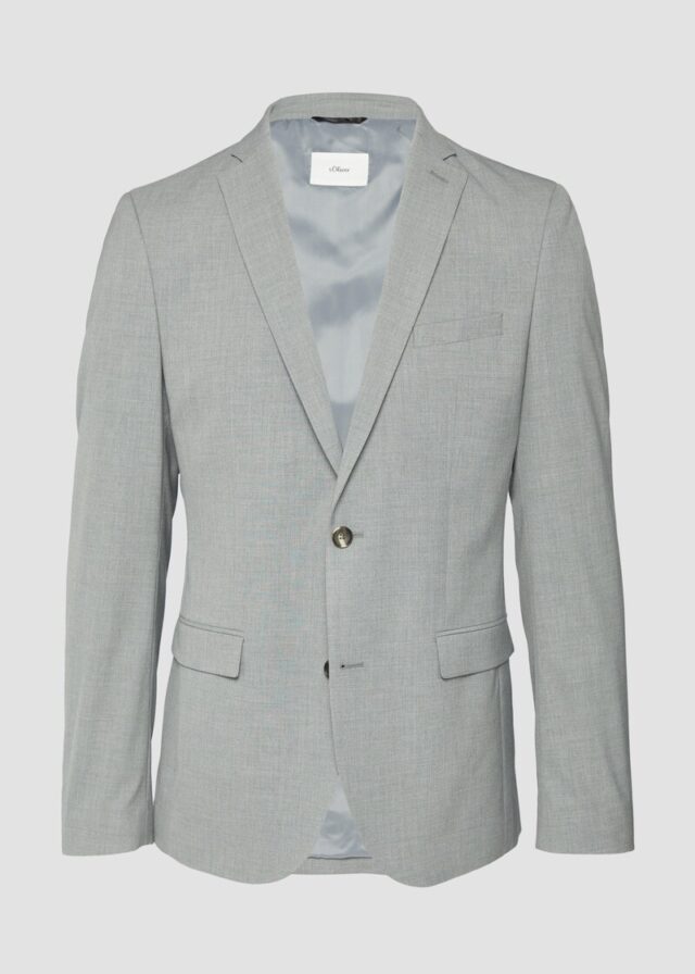 s.O PURE: Anzugsakko mit feiner Webstruktur