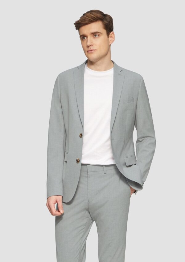 s.O PURE: Anzugsakko mit feiner Webstruktur