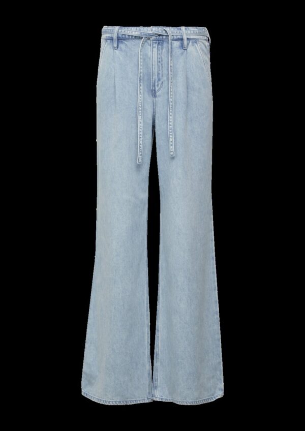 Jeans Suri / Regular Fit / High Rise / Wide Leg / Bindegürtel