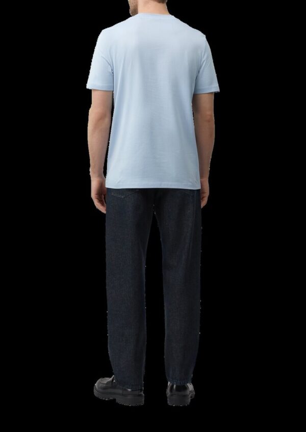 T-Shirt mit Crew Neck aus mercerisiertem Baumwolljersey