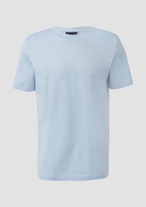 T-Shirt mit Crew Neck aus mercerisiertem Baumwolljersey