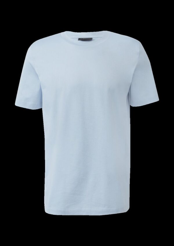 T-Shirt mit Crew Neck aus mercerisiertem Baumwolljersey