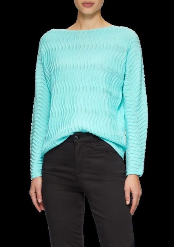 Strickpullover mit Ajourmuster