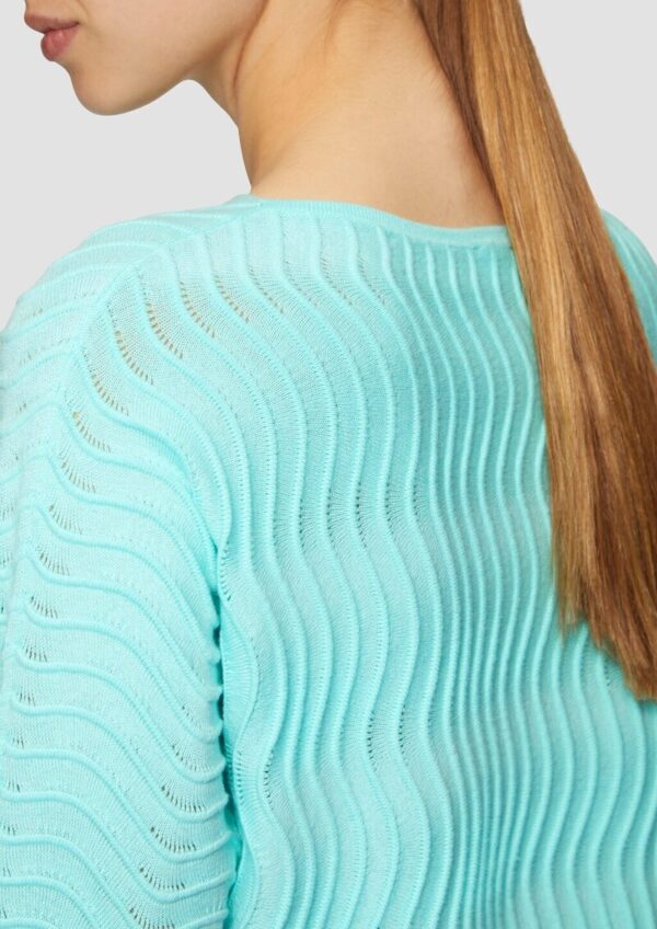 Strickpullover mit Ajourmuster