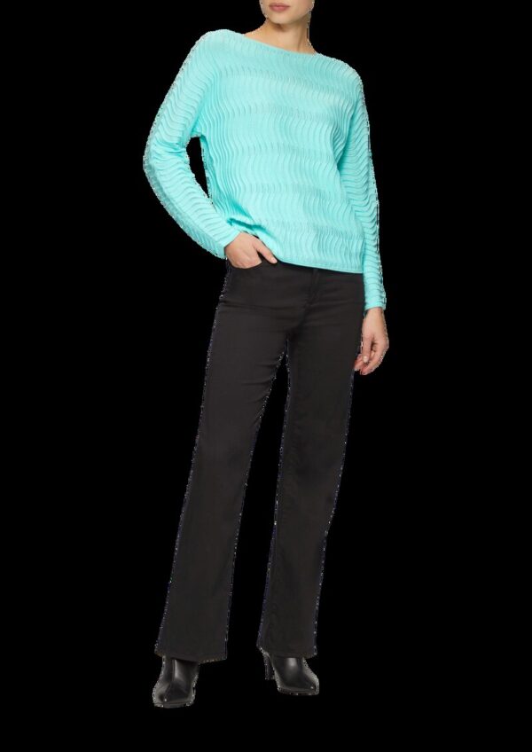 Strickpullover mit Ajourmuster