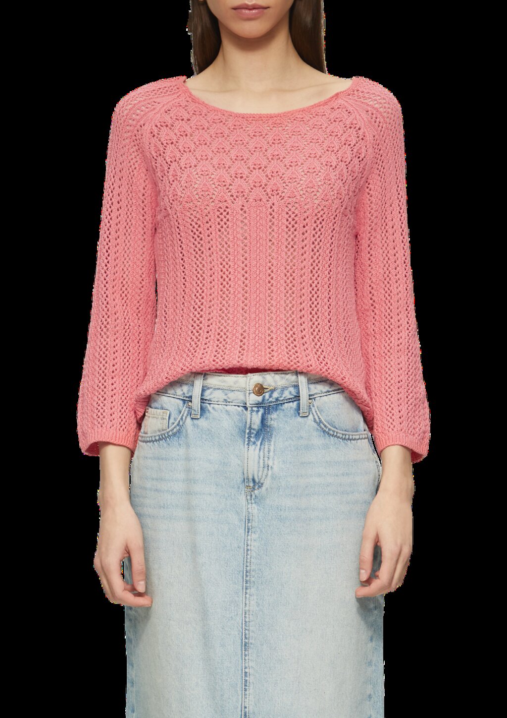 Pullover in Häkeloptik