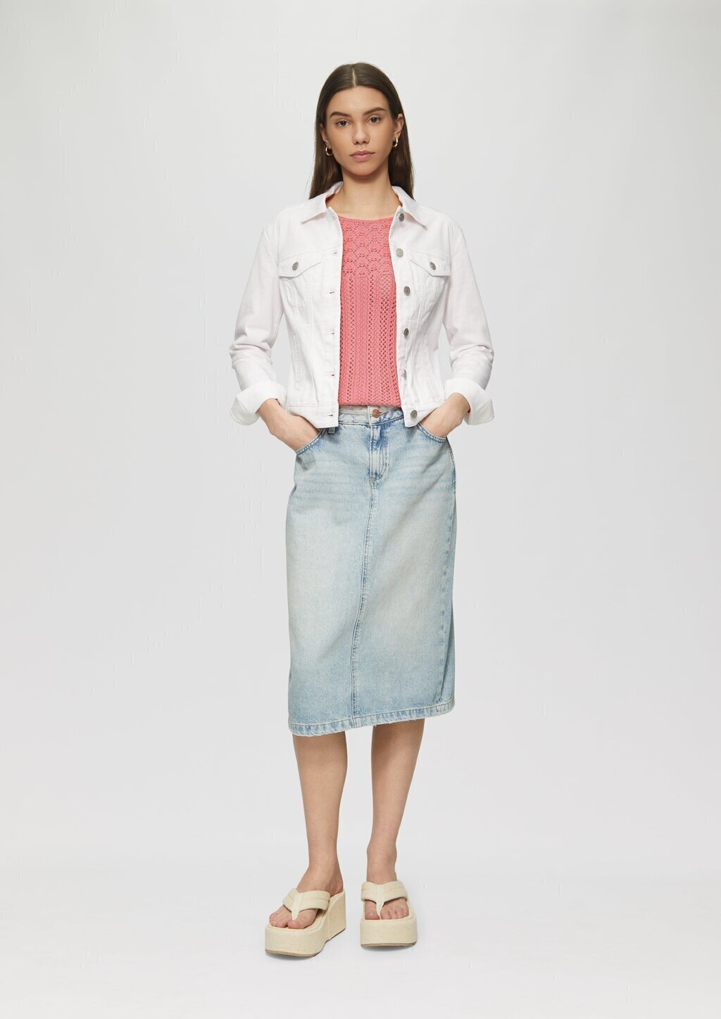 Pullover in Häkeloptik