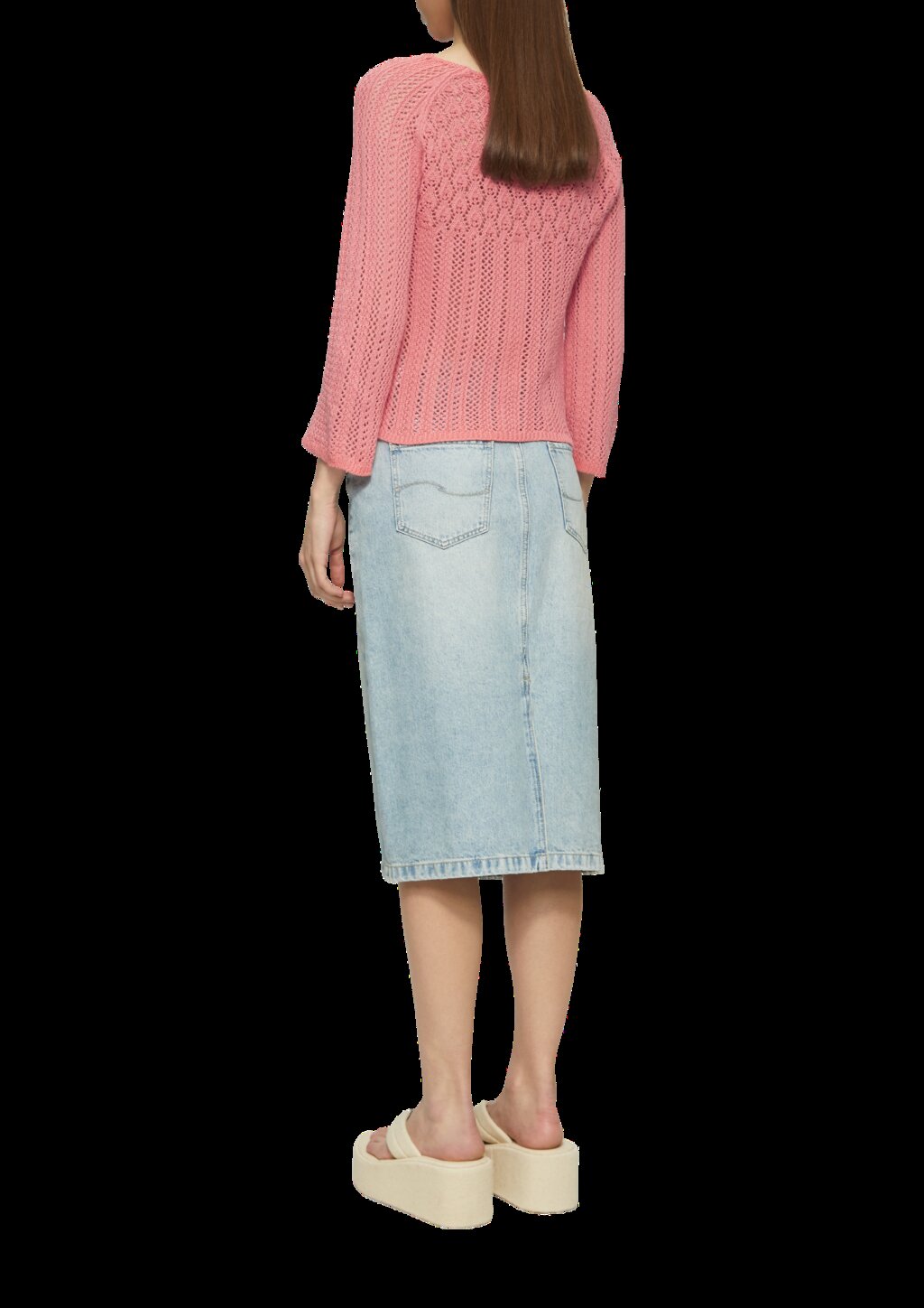 Pullover in Häkeloptik