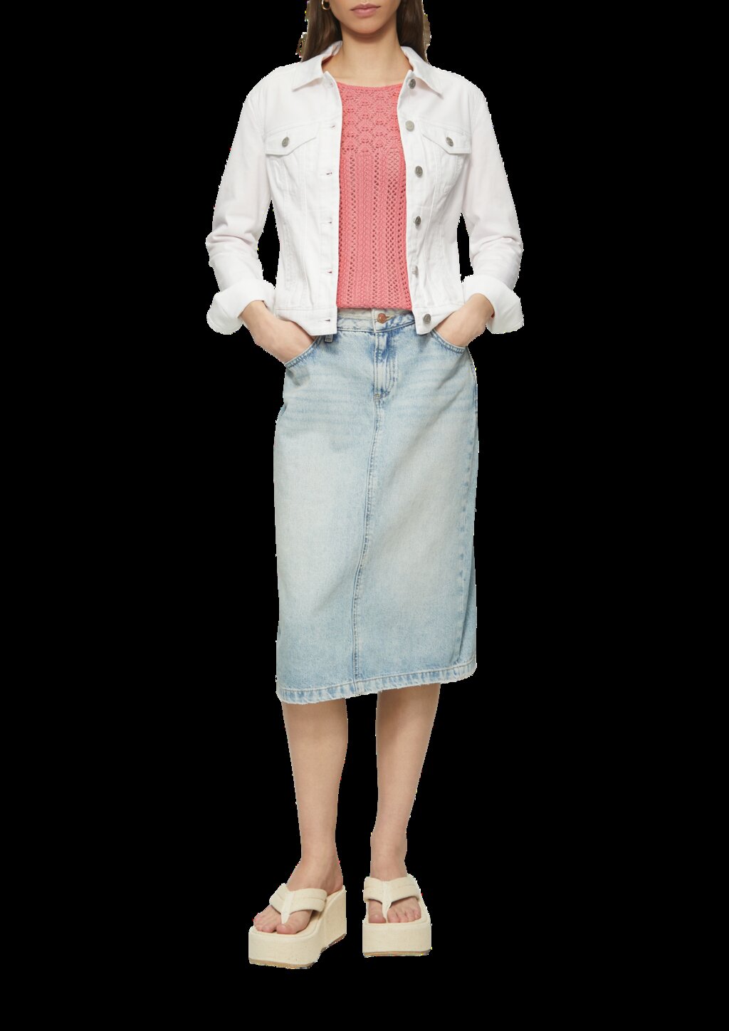 Pullover in Häkeloptik