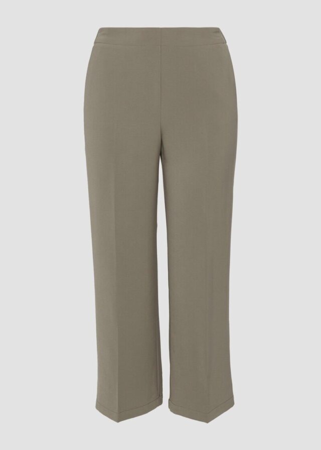 Wide-Leg-Hose mit elastischem Bund