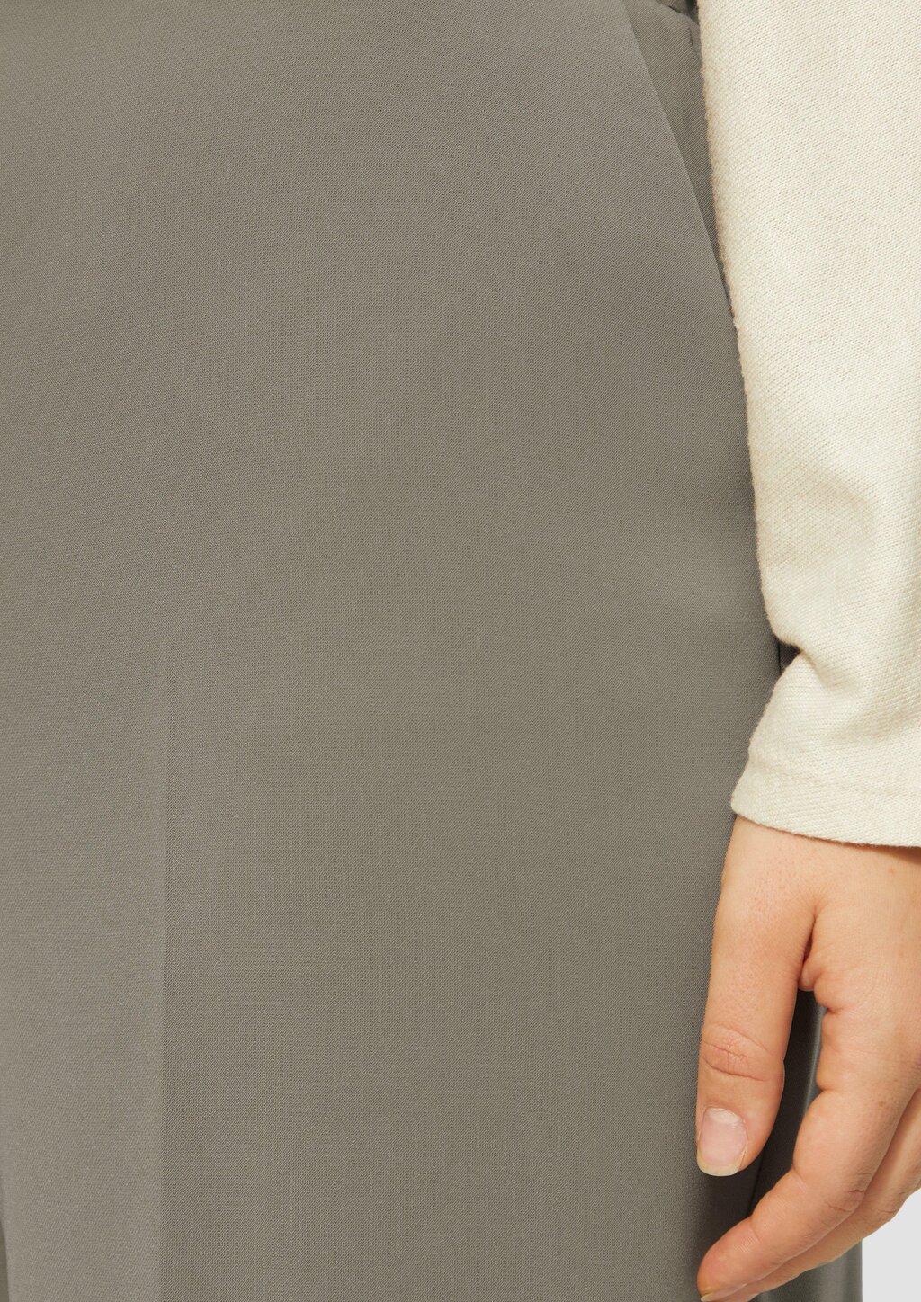 Wide-Leg-Hose mit elastischem Bund