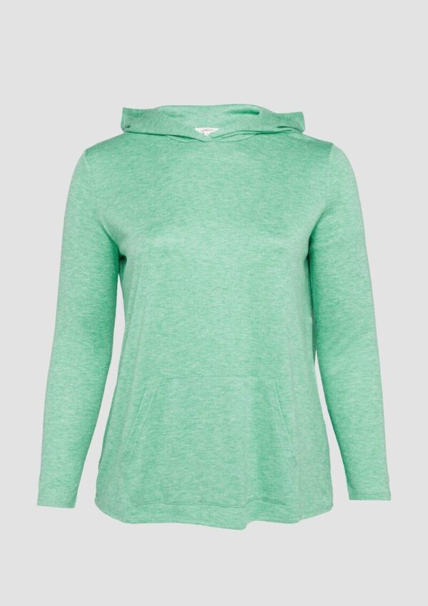 Leichter Hoodie aus Viskose-Jersey