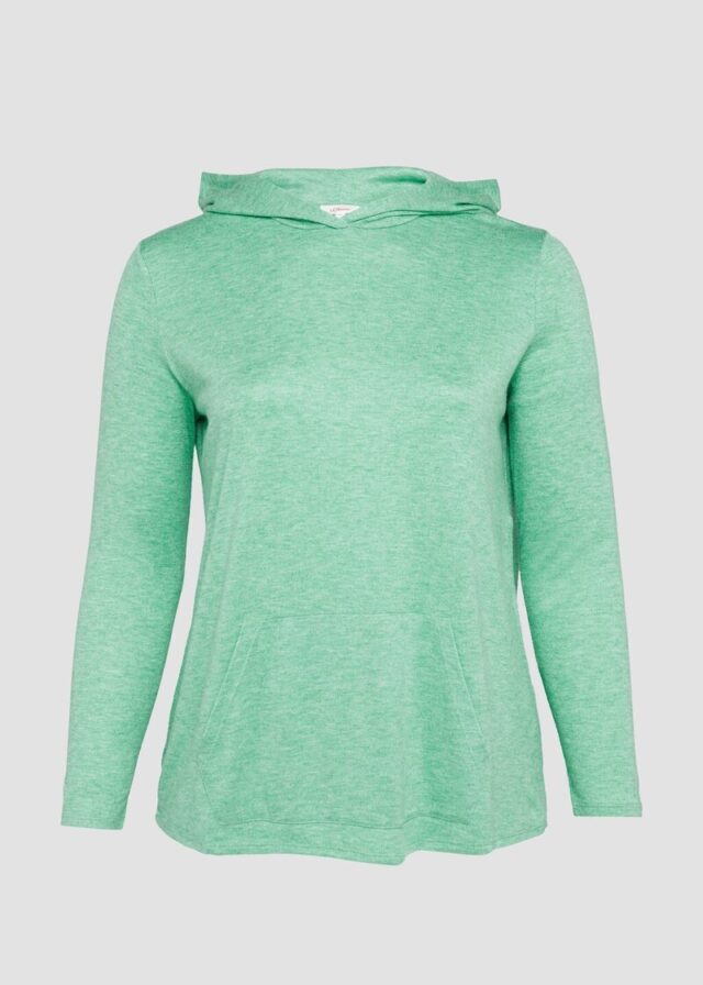 Leichter Hoodie aus Viskose-Jersey