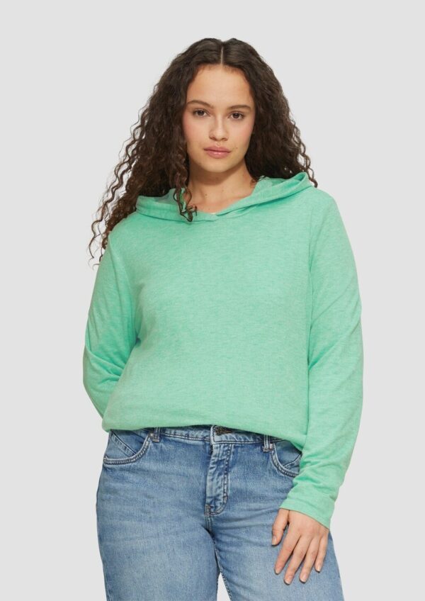 Leichter Hoodie aus Viskose-Jersey