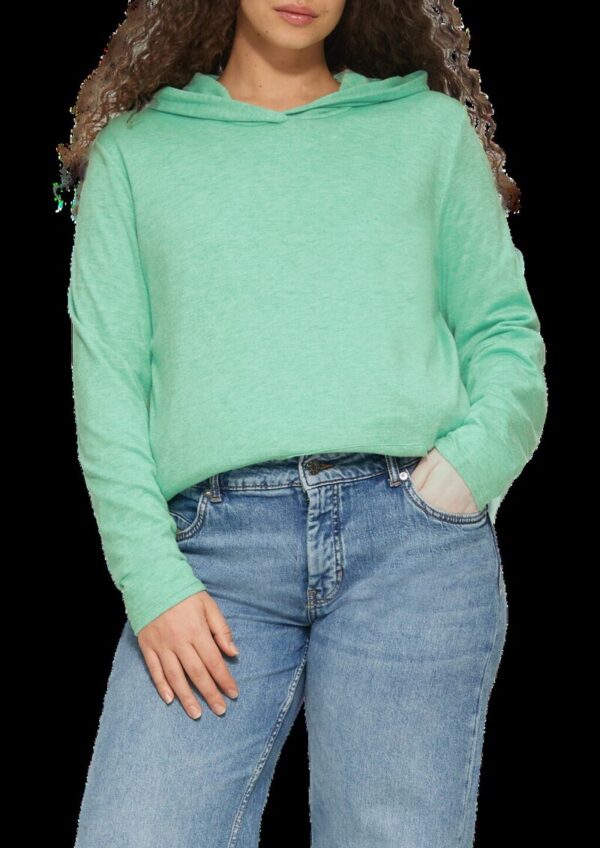 Leichter Hoodie aus Viskose-Jersey