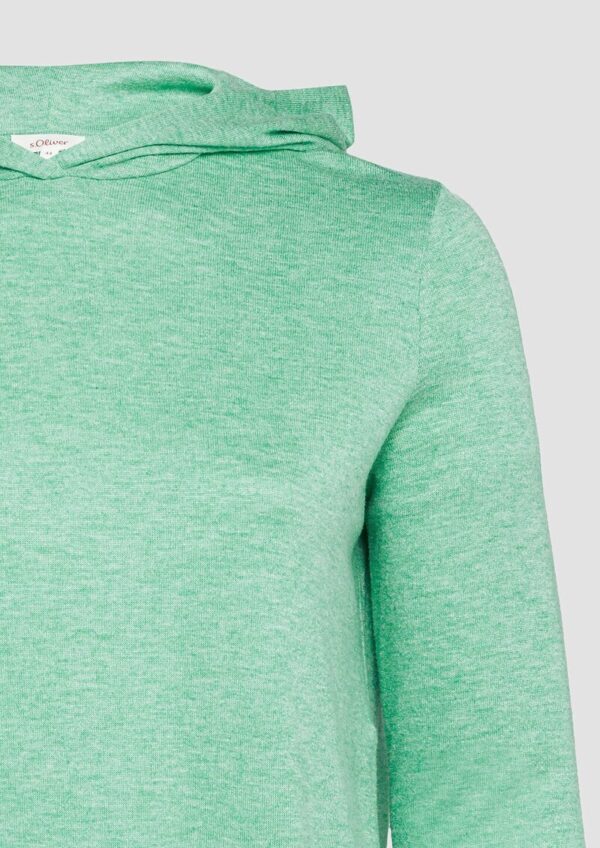 Leichter Hoodie aus Viskose-Jersey