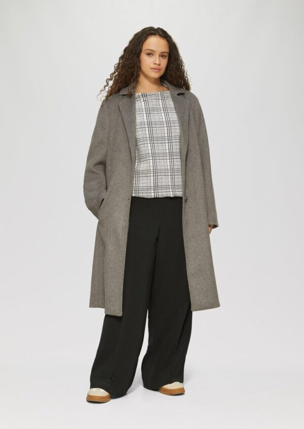 Gemustertes Sweatshirt mit Turtleneck