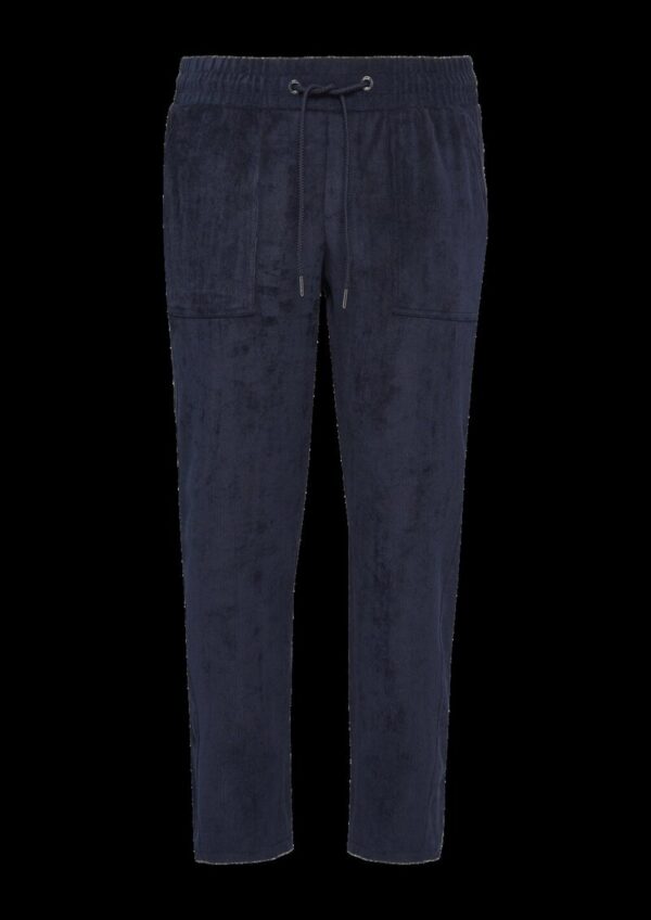 Jogpants aus Feincord mit Elastikbund