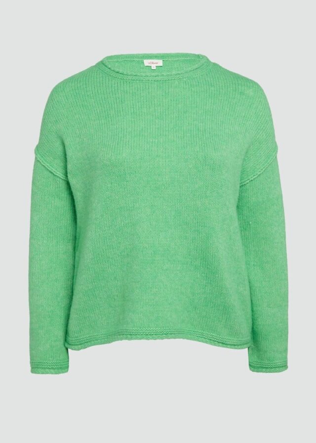 Strickpullover mit weiten Ärmeln im Relaxed Fit