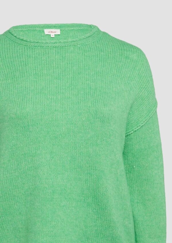 Strickpullover mit weiten Ärmeln im Relaxed Fit