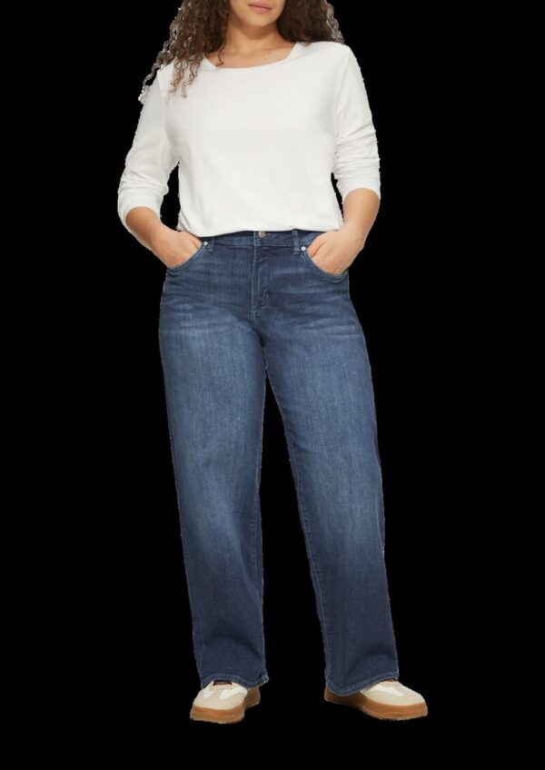 Jeans / Straight Fit / Mid Rise / Straight Leg