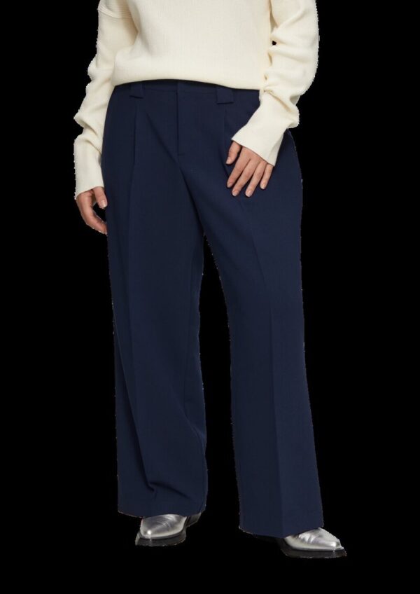 Hose mit Bundfalten im Regular Fit