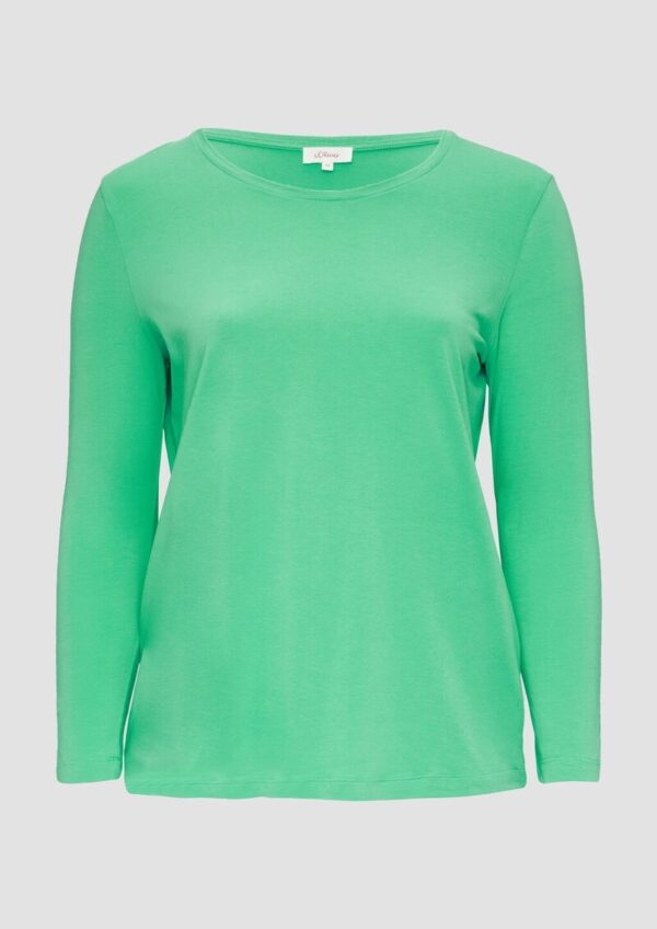 Longsleeve aus Baumwollstretch