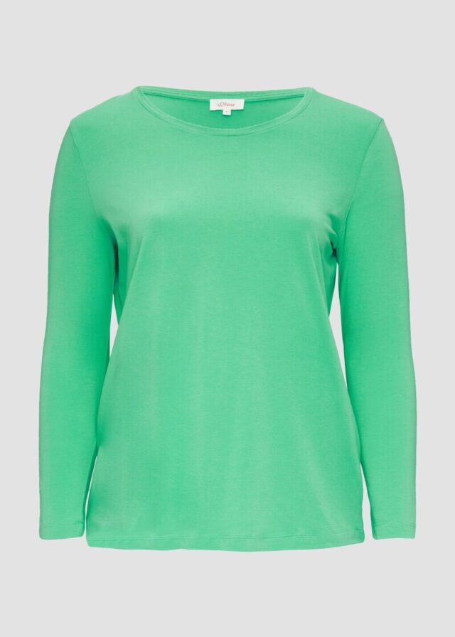 Longsleeve aus Baumwollstretch