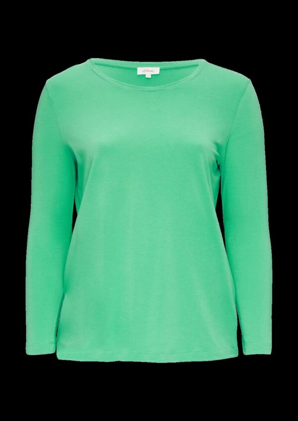 Longsleeve aus Baumwollstretch