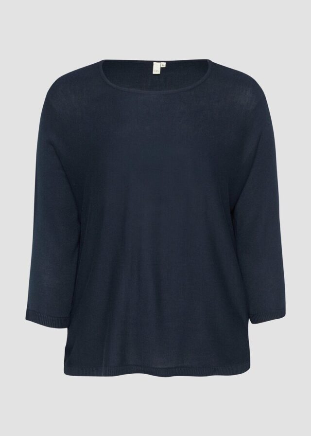 Strickpullover mit Fledermausärmeln