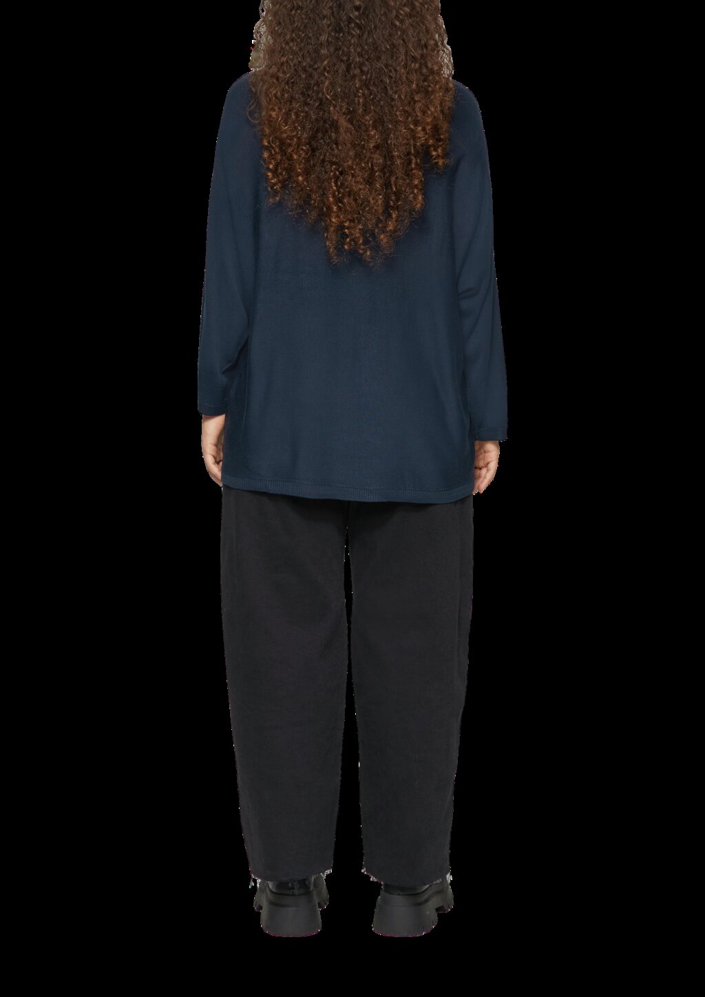 Strickpullover mit Fledermausärmeln