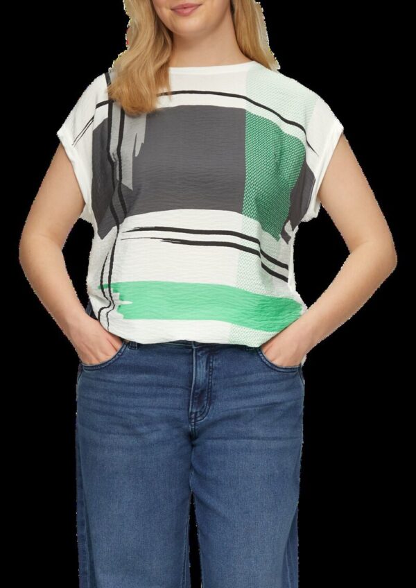 Jersey-Shirt im Fabricmix