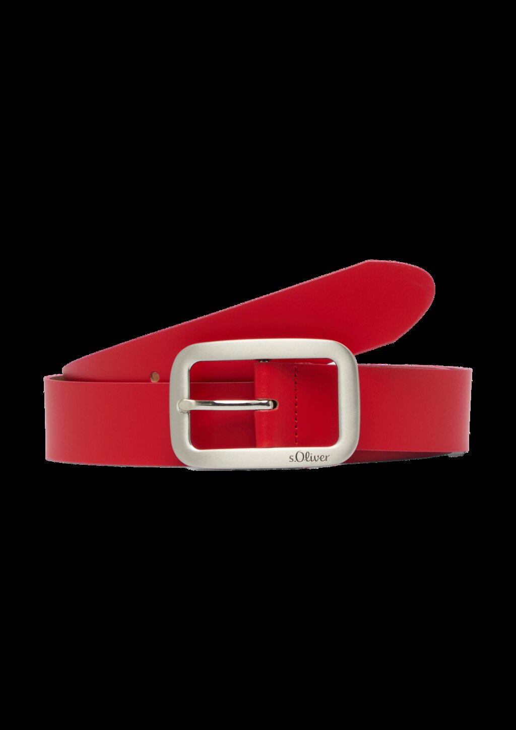 Gürtel aus Leder mit Logo