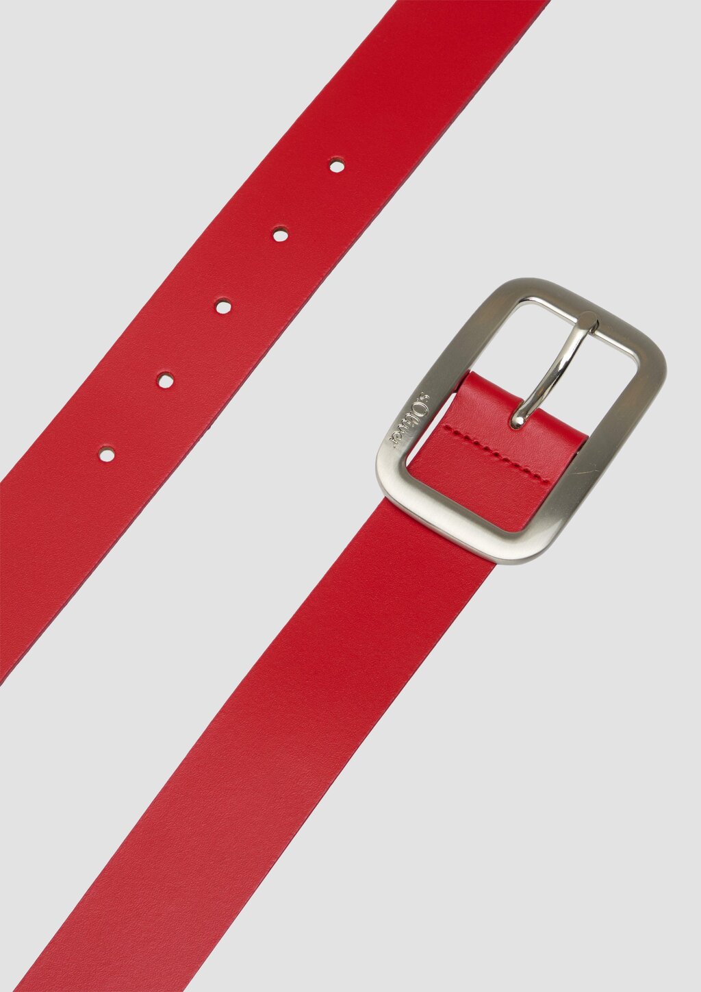 Gürtel aus Leder mit Logo
